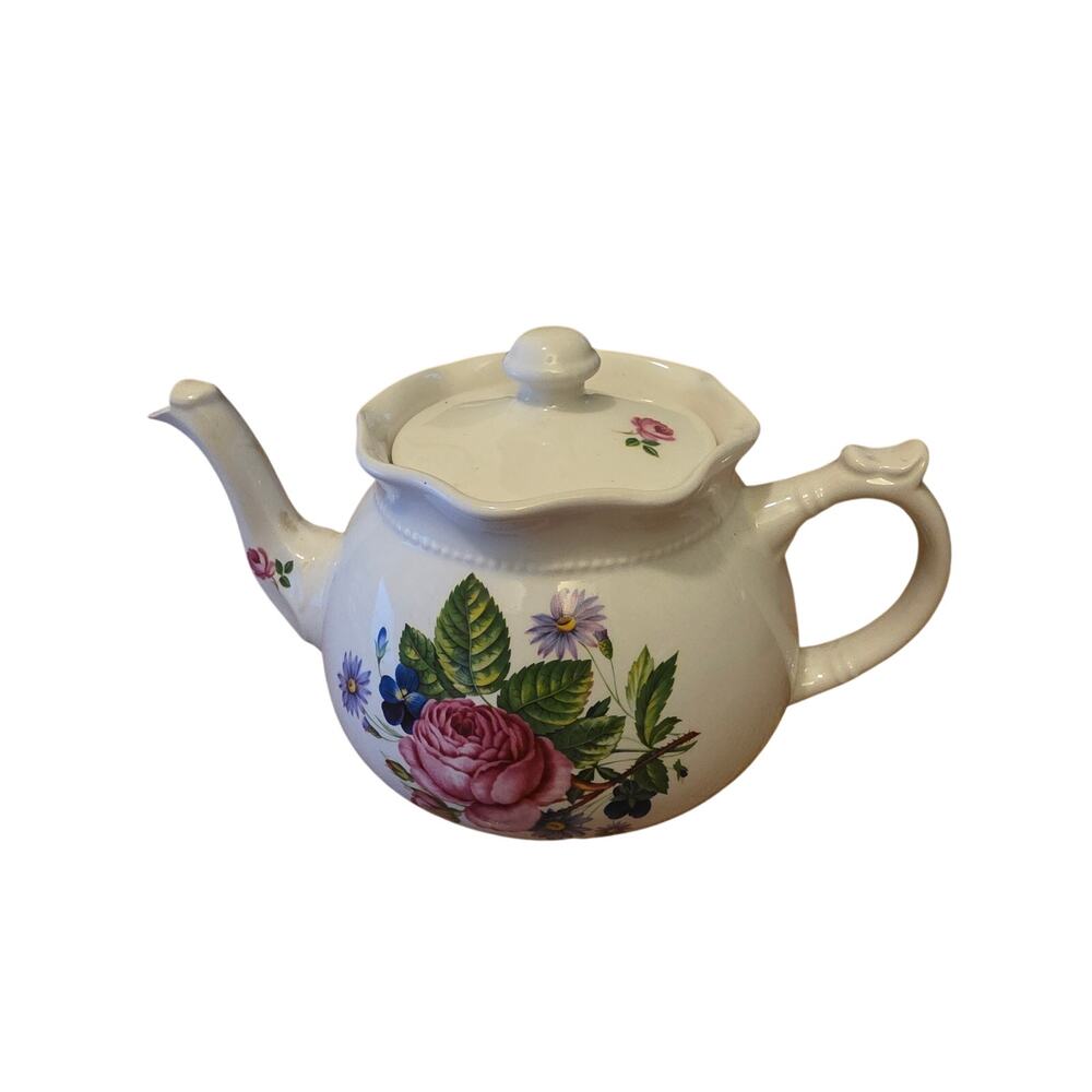 Vintage Arthur Wood English Teapot Wentworth Floral Pattern 5782